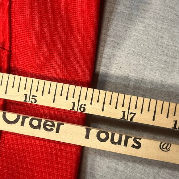 Nike Kids Red Track Jacket 4T RetroSport Y2K Athletic Zip-Up Tape Sleeve Boy - Picture 6 of 8